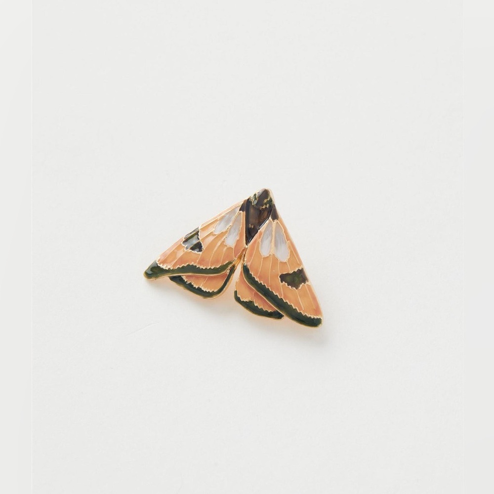 Enamel Moth Brooch by Fable England